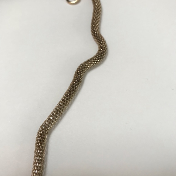 Liz Claiborne Gold/Black/Jeweled Floral Necklace - Picture 8 of 9